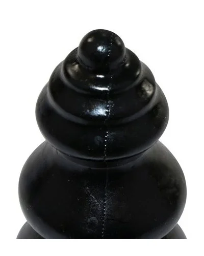 Plug Zizi Ridge 12 x 5 cm Noir sextoys et accessoires sur La Boutique du Hard