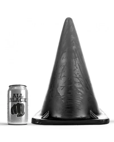 Plug AB35 Big Cone All Black 28 x 18cm sextoys et accessoires sur La Boutique du Hard