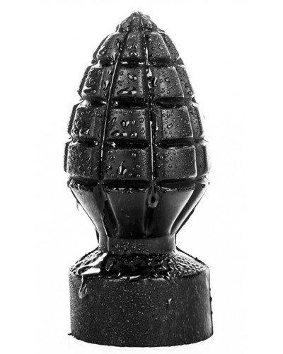 Plug AB33 Grenade All Black 11 x 6.5cm sextoys et accessoires sur La Boutique du Hard