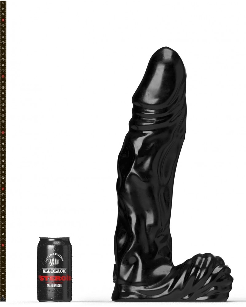 Gode ABS17 The Referee All Black Steroïd 39 x 10.5cm sextoys et accessoires sur La Boutique du Hard