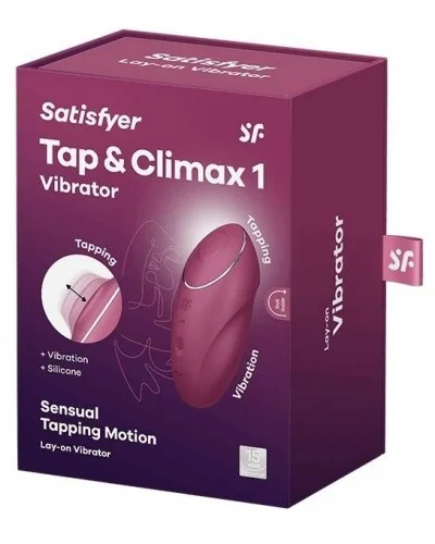 Stimulateur de Clitoris Tap & Climax 1 Framboise sextoys et accessoires sur La Boutique du Hard