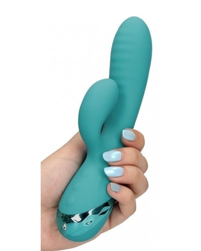 Vibro Rabbit Gonflable Flatblue 11 x 3.5cm sextoys et accessoires sur La Boutique du Hard