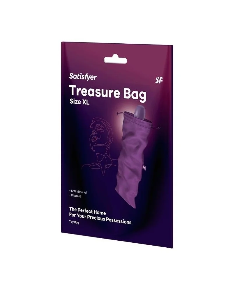 Pochette de Rangement Treasure Bag XL Violet sextoys et accessoires sur La Boutique du Hard