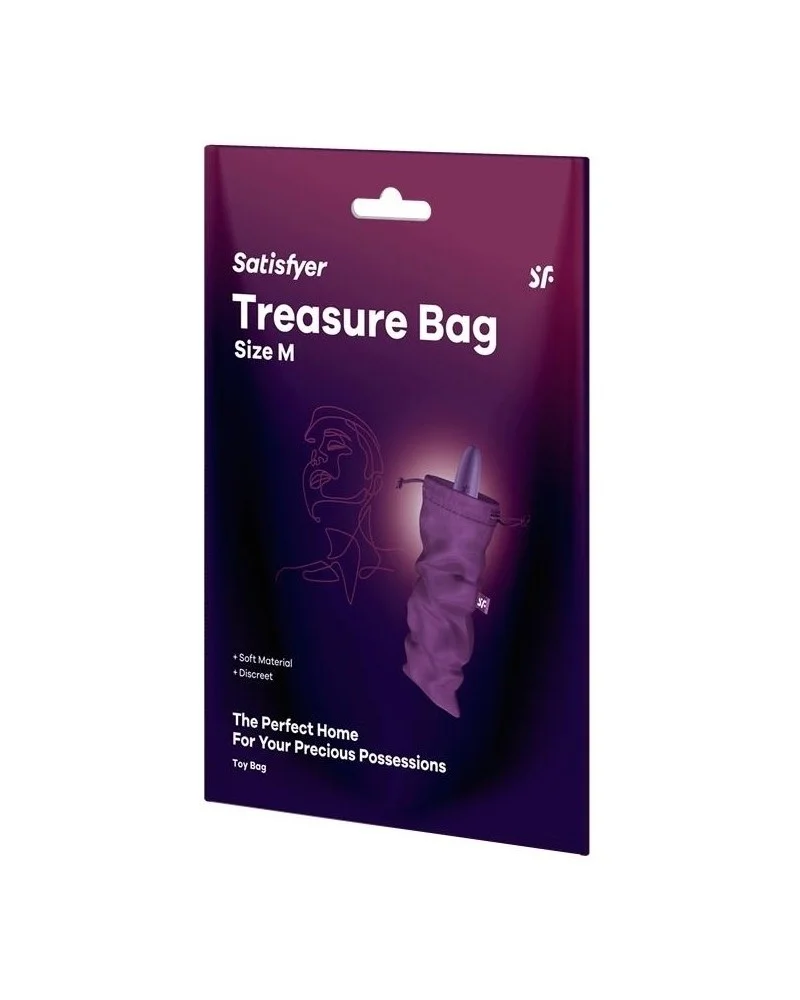 Pochette de Rangement Treasure Bag M Violet sextoys et accessoires sur La Boutique du Hard