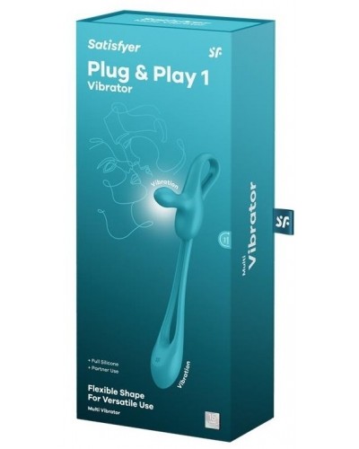 Double Stimulateur avec Plug Anal Plug & Play 1 5 x 2cm sextoys et accessoires sur La Boutique du Hard