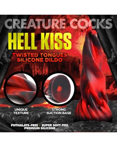 Gode Hell Kiss 15 x 5.5cm sextoys et accessoires sur La Boutique du Hard