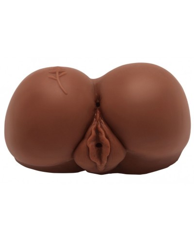 Masturbateur Réaliste Vibrant Big Ass 2 Entrées Marron sextoys et accessoires sur La Boutique du Hard