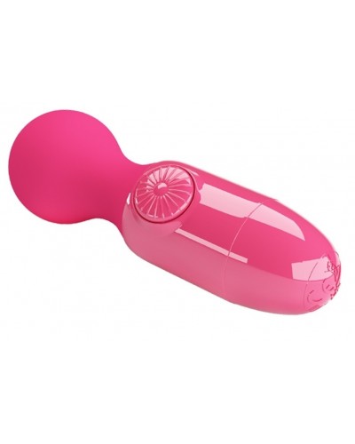 Mini Wand Little Cute Pretty Love 12cm Rose Fluo sextoys et accessoires sur La Boutique du Hard