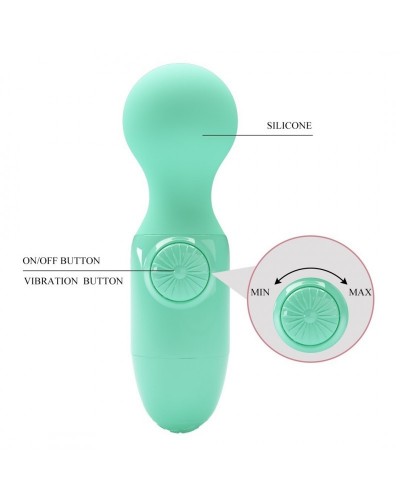 Mini Wand Little Cute Pretty Love 12cm Vert sextoys et accessoires sur La Boutique du Hard