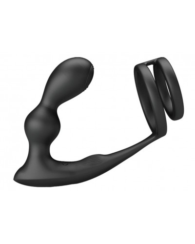 Cockring Plug Marshall Pretty Love 7.5 x 2.7 cm Noir sextoys et accessoires sur La Boutique du Hard