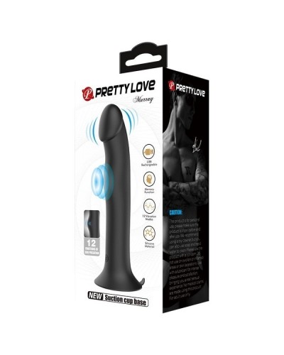 Gode Murray Pretty Love 17 x 3.8 cm Noir sextoys et accessoires sur La Boutique du Hard