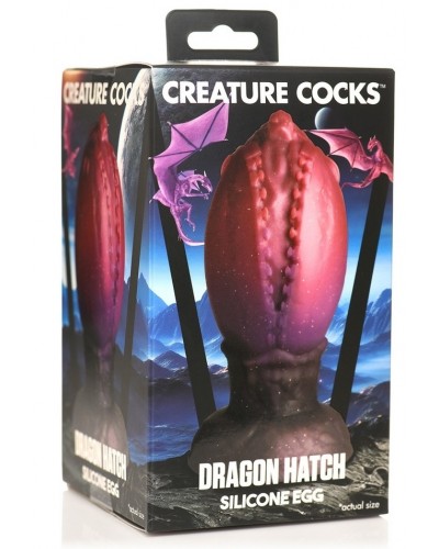 Plug Dragon Hatch 12 x 6cm sextoys et accessoires sur La Boutique du Hard