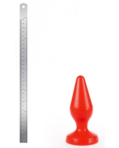 Plug Classic M I Love Butt 13 x 5.3 cm Rouge sextoys et accessoires sur La Boutique du Hard