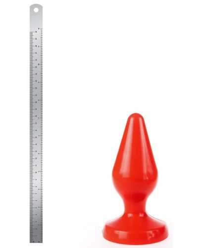 Plug Classic L I Love Butt 15 x 6.8 cm rouge sextoys et accessoires sur La Boutique du Hard