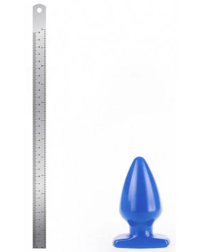 Plug Fat S I Love Butt 11 x 6 cm Bleu sextoys et accessoires sur La Boutique du Hard