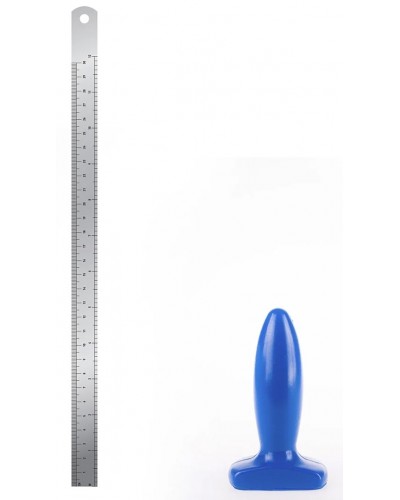 Plug Slim M I Love Butt 11 x 3.7 cm Bleu sextoys et accessoires sur La Boutique du Hard