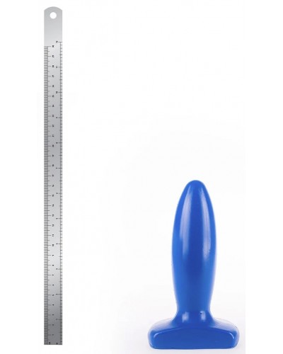 Plug Slim L I Love Butt 14 x 4.8 cm Bleu sextoys et accessoires sur La Boutique du Hard