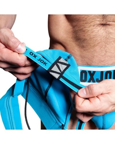 Jockstrap Oxjok Slingjock Bleu sextoys et accessoires sur La Boutique du Hard