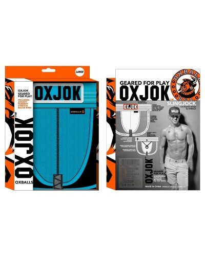 Jockstrap Oxjok Slingjock Bleu sextoys et accessoires sur La Boutique du Hard