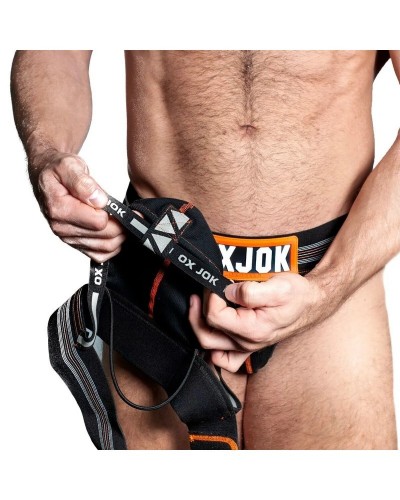 Jockstrap Oxjok Slingjock Noir  sextoys et accessoires sur La Boutique du Hard