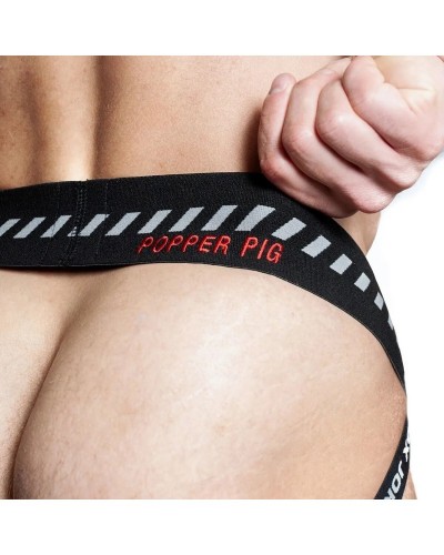 Jockstrap Oxjok Popperjock Noir sextoys et accessoires sur La Boutique du Hard