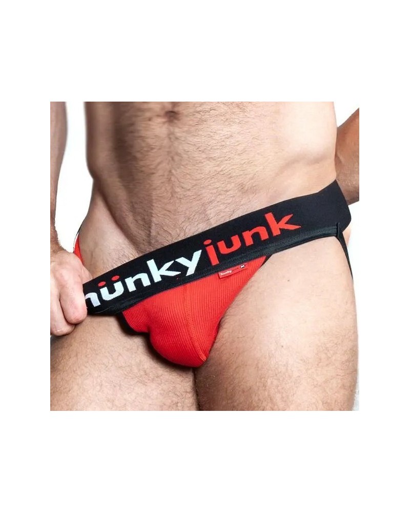 Jockstrap Oxjok Hunker Rouge sextoys et accessoires sur La Boutique du Hard