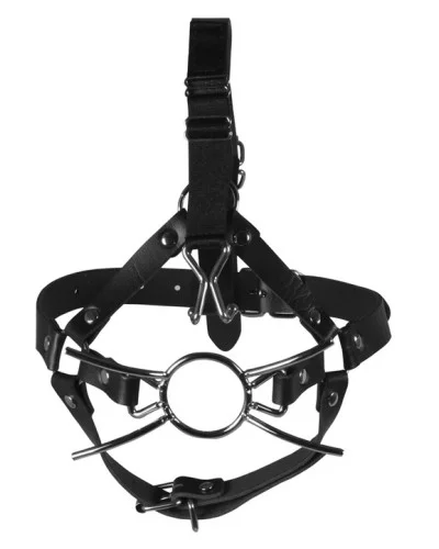 Bâillon avec Crochet nasal Gag Cross noir sextoys et accessoires sur La Boutique du Hard