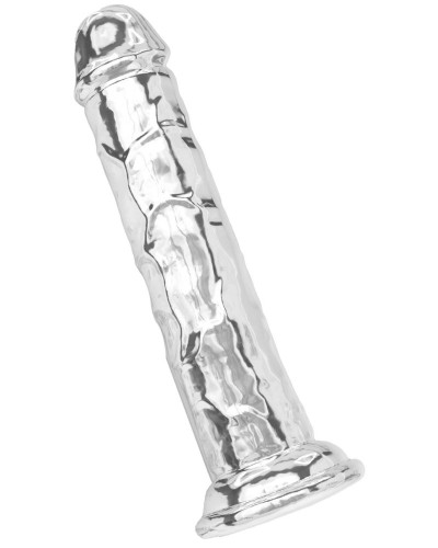 Gode Sans Bourse Diamond Dick 20 x 4cm Transparent sextoys et accessoires sur La Boutique du Hard