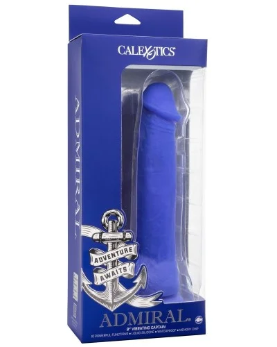 Gode vibrant Captain 16 x 4 cm Bleu sextoys et accessoires sur La Boutique du Hard