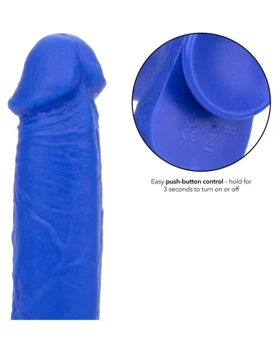 Gode vibrant Captain 16 x 4 cm Bleu sextoys et accessoires sur La Boutique du Hard