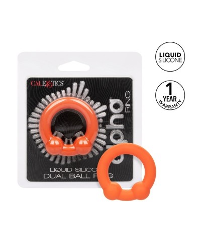 Cockring Alpha Dual Ball 37mm Orange sextoys et accessoires sur La Boutique du Hard