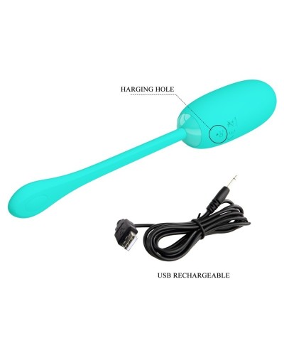 Oeuf Vibrant Julius Turquoise 8 x 3.2cm sextoys et accessoires sur La Boutique du Hard