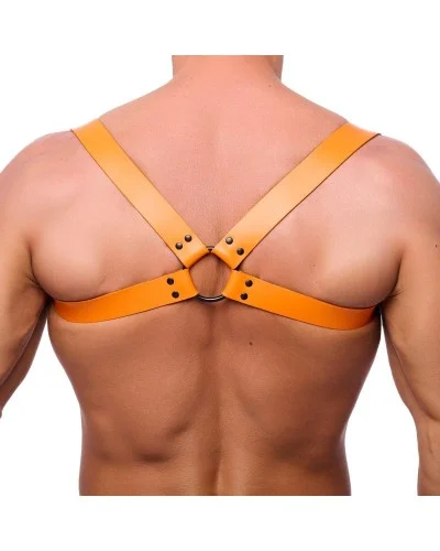 Harnais en cuir Shoulder Orange sextoys et accessoires sur La Boutique du Hard