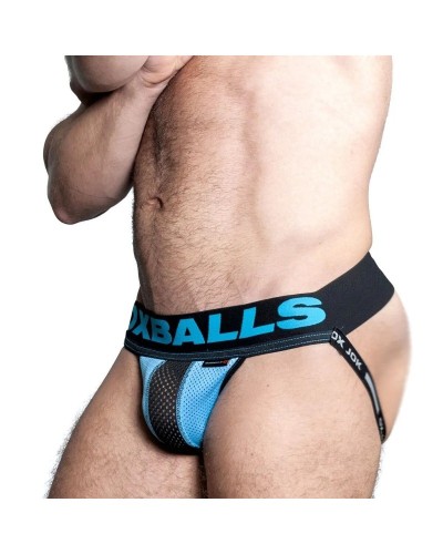 Jockstrap Oxjok Airmesh Bleu sextoys et accessoires sur La Boutique du Hard