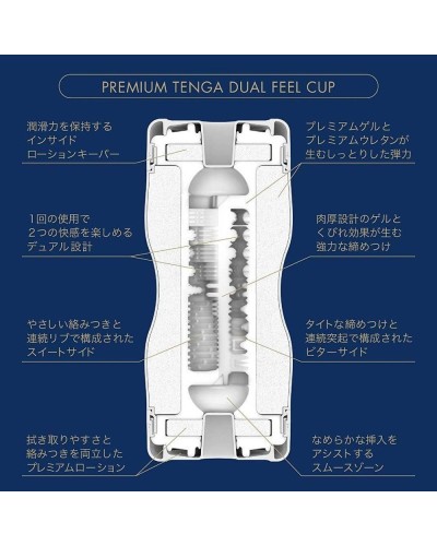 Masturbateur Tenga Premium Dual Feel Cup pas cher