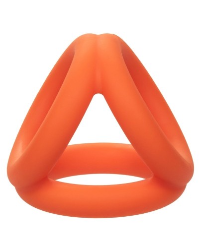 Ballstretcher en silicone Alpha Tri-Ring 38 mm Orange sextoys et accessoires sur La Boutique du Hard