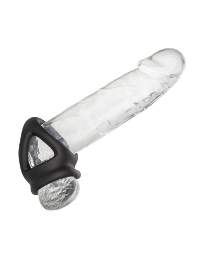 Ballstretcher en silicone Alpha Dual 37 mm Noir sextoys et accessoires sur La Boutique du Hard