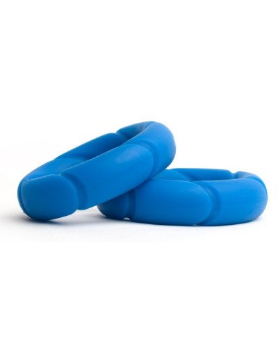 Lot de 2 Cockrings Ready Rings Bleus sextoys et accessoires sur La Boutique du Hard