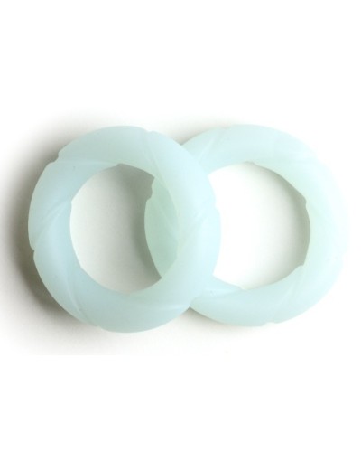 Lot de 2 Cockrings Ready Rings 28 mm Phosphorescents sextoys et accessoires sur La Boutique du Hard