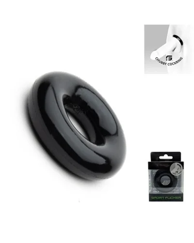 Cockring souple Chubby 20 mm Noir sextoys et accessoires sur La Boutique du Hard