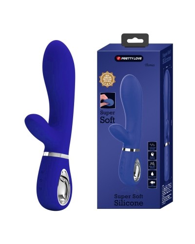 Vibro Rabbit Thomas 11 x 3.8cm Indigo sextoys et accessoires sur La Boutique du Hard