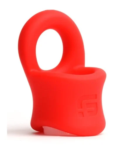 Ballstretcher Baller Ring 32 mm - Hauteur 35 mm Rouge sextoys et accessoires sur La Boutique du Hard