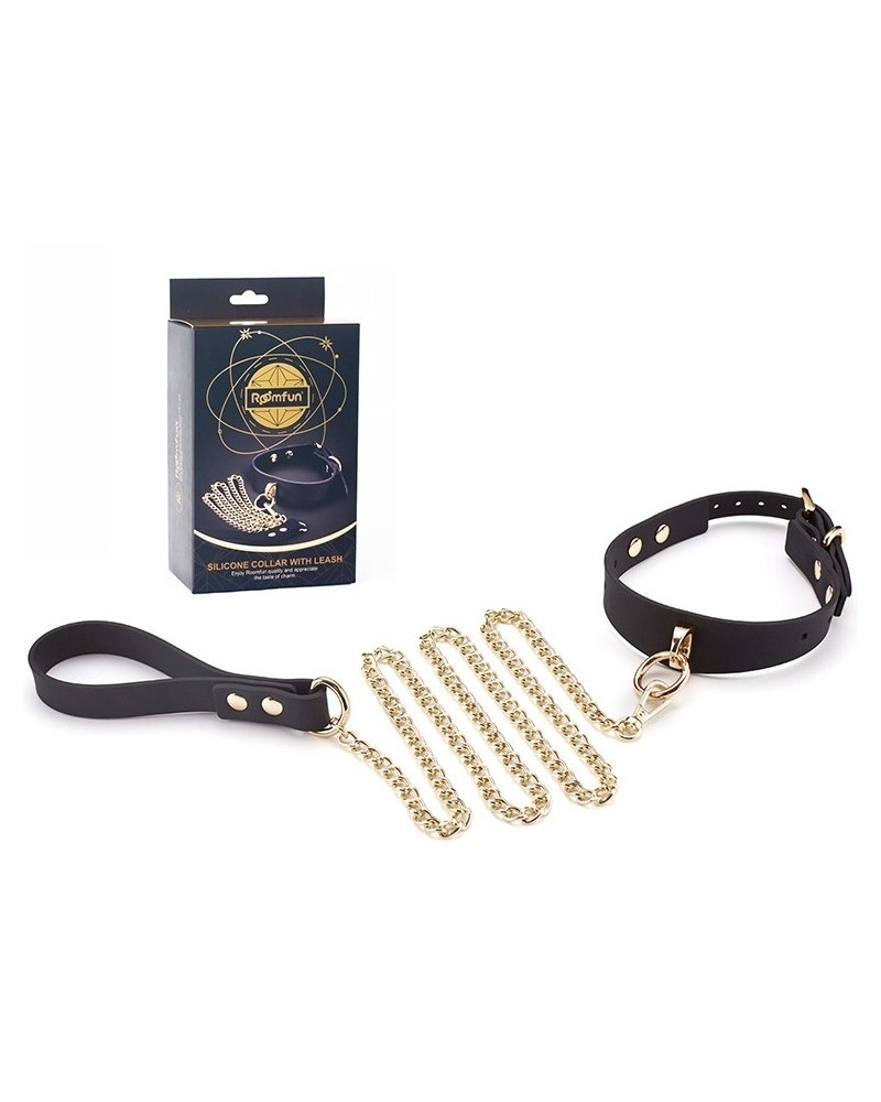 Collier Laisse Luxury Gold sextoys et accessoires sur La Boutique du Hard