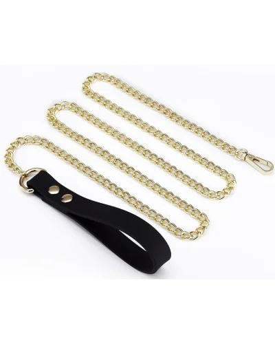 Collier Laisse Luxury Gold sextoys et accessoires sur La Boutique du Hard