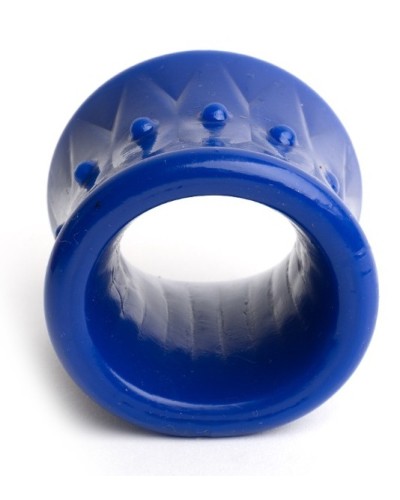 Ballstretcher souple Deep Stack 32 mm - Hauteur 50 mm Bleu sextoys et accessoires sur La Boutique du Hard