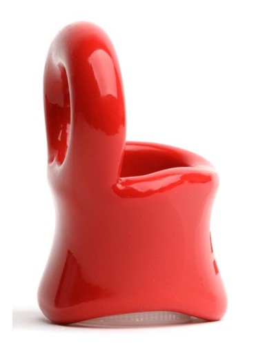 Ballstretcher souple Baller Ring 32 mm - Hauteur 35 mm Rouge sextoys et accessoires sur La Boutique du Hard