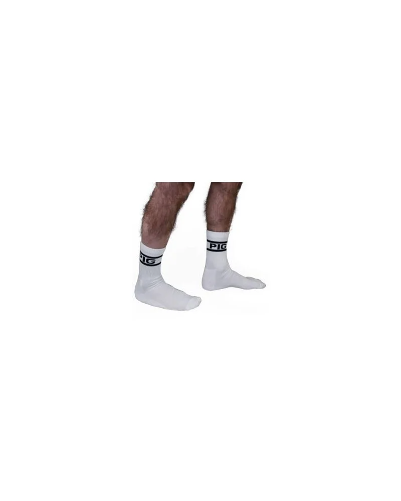 Chaussettes blanches PIG x 2 Paires sextoys et accessoires sur La Boutique du Hard