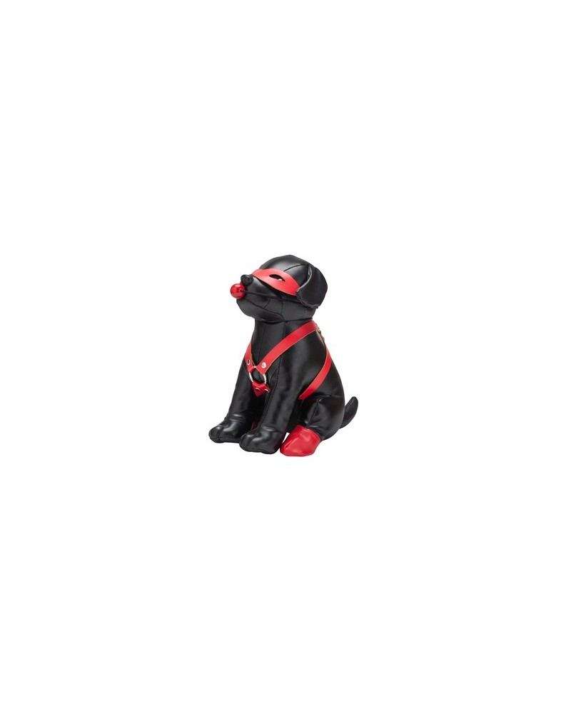 Chien en Simili Bandit 24cm Noir sextoys et accessoires sur La Boutique du Hard