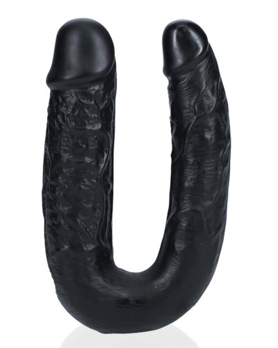 Double Gode U Shape 12 x 3cm Noir sextoys et accessoires sur La Boutique du Hard