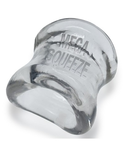 Ballstretcher Mega Squeeze 30 mm - Hauteur 50 mm Transparent sextoys et accessoires sur La Boutique du Hard